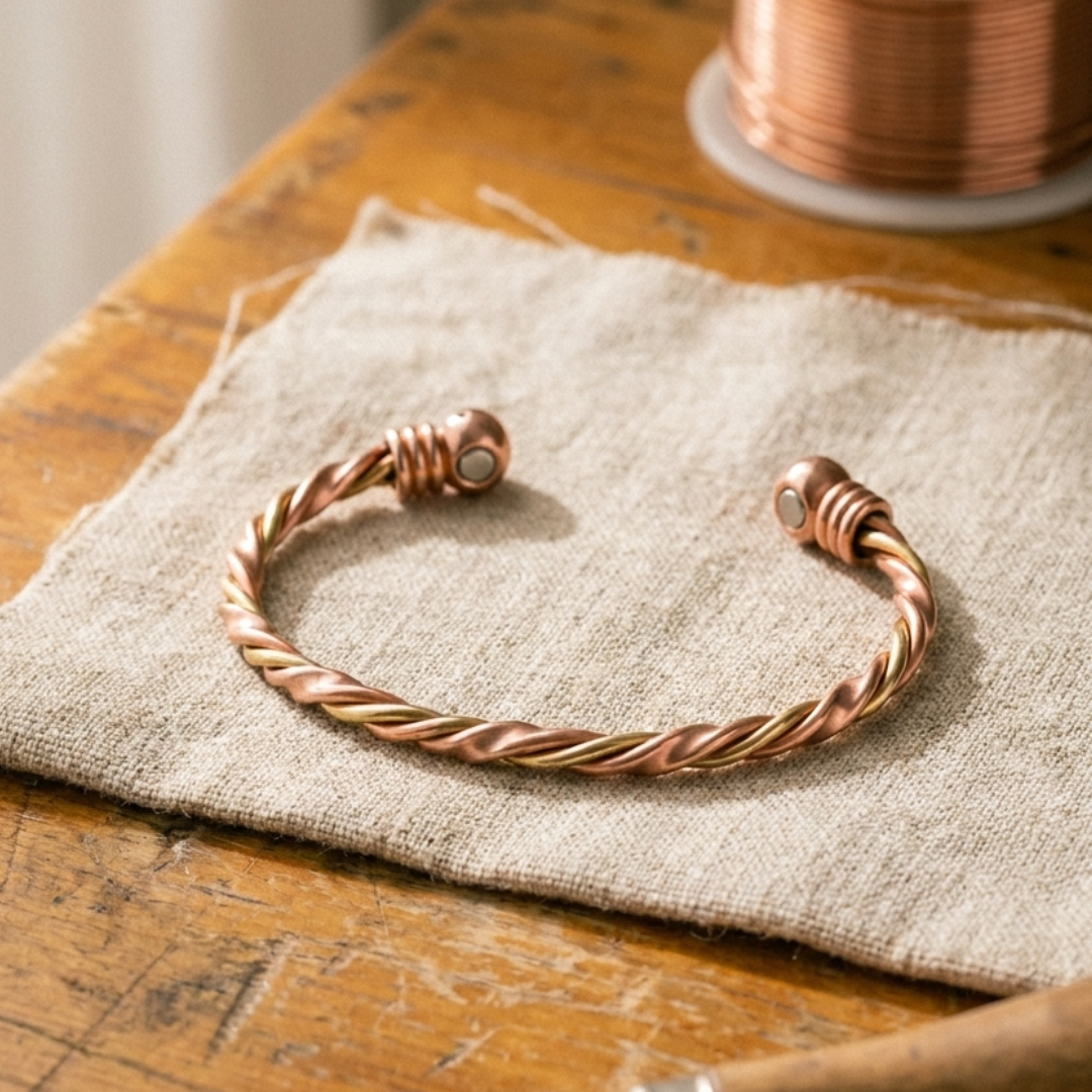 Cobre y Alma Anillo de Cobre Alma Raíz Pulsera de Cobre Río Alma de Cobre