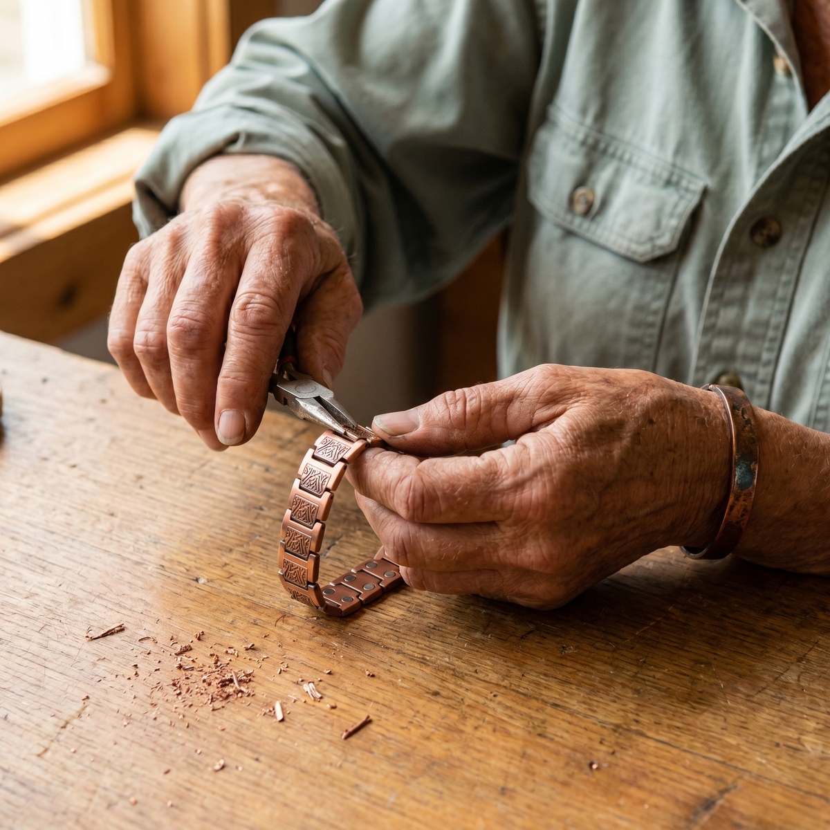 Cobre y Alma Pulsera de Cobre Copper Soul Glen para Hombre