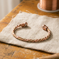 Cobre y Alma Anillo de Cobre Alma Raíz Pulsera de Cobre Río Alma de Cobre