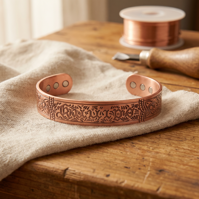 Cobre y Alma “Wandering Soul” Pulsera de cobre