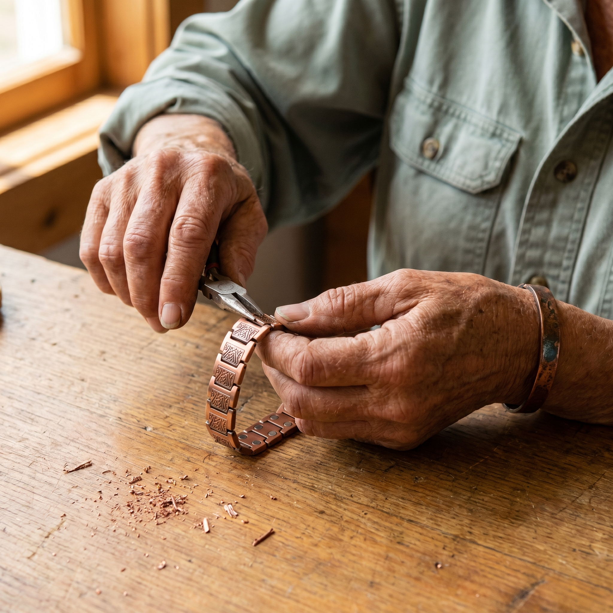 Cobre y Alma Pulsera de Cobre Copper Soul Glen para Hombre