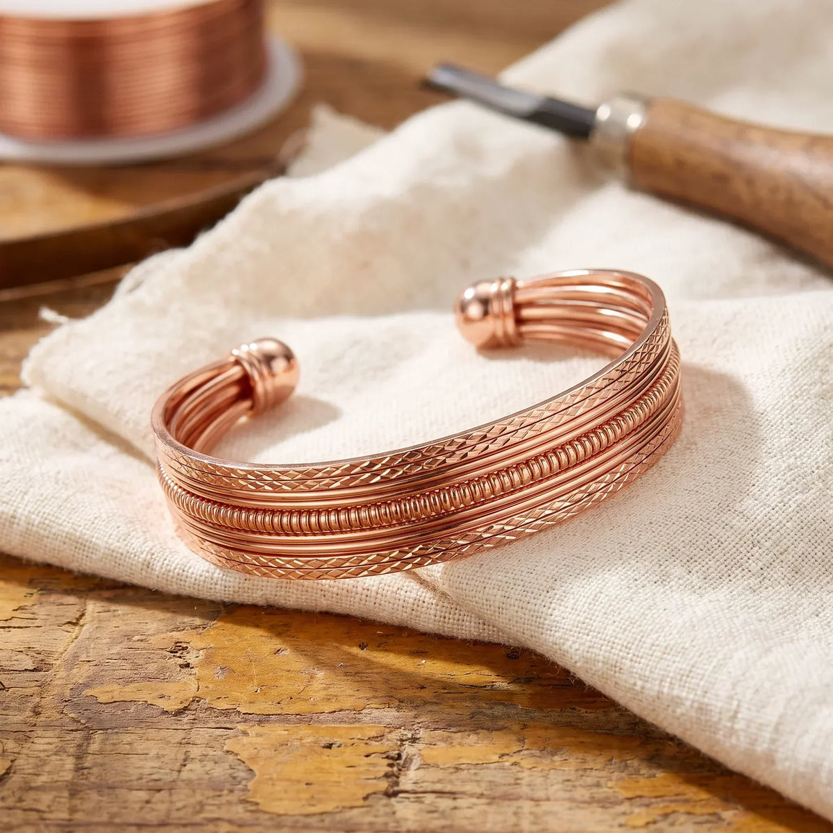 Cobre y Alma Pulsera de Cobre Copper Bracken